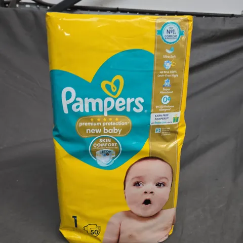 PAMPER EW BABY NAPPIES SIZE 1 - X50