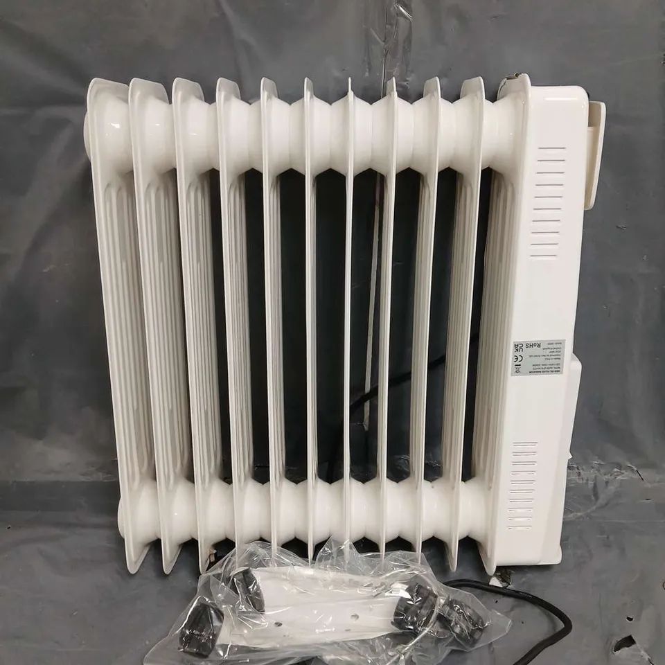 BOXED NEO OIL FILLED RADIATOR IN WHITE