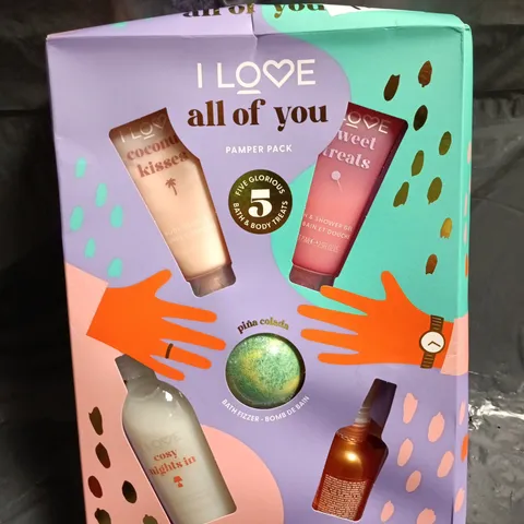 I LOVE ALL OF YOU PAMPER PACK 