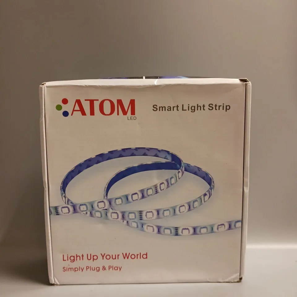 ATOM LED SMART LIGHT STRIP ENERGY SAVING COLOR CHANGING LONG LIFE-SPAN LOW HEAT WITH SOFT LIGHT BEAM 