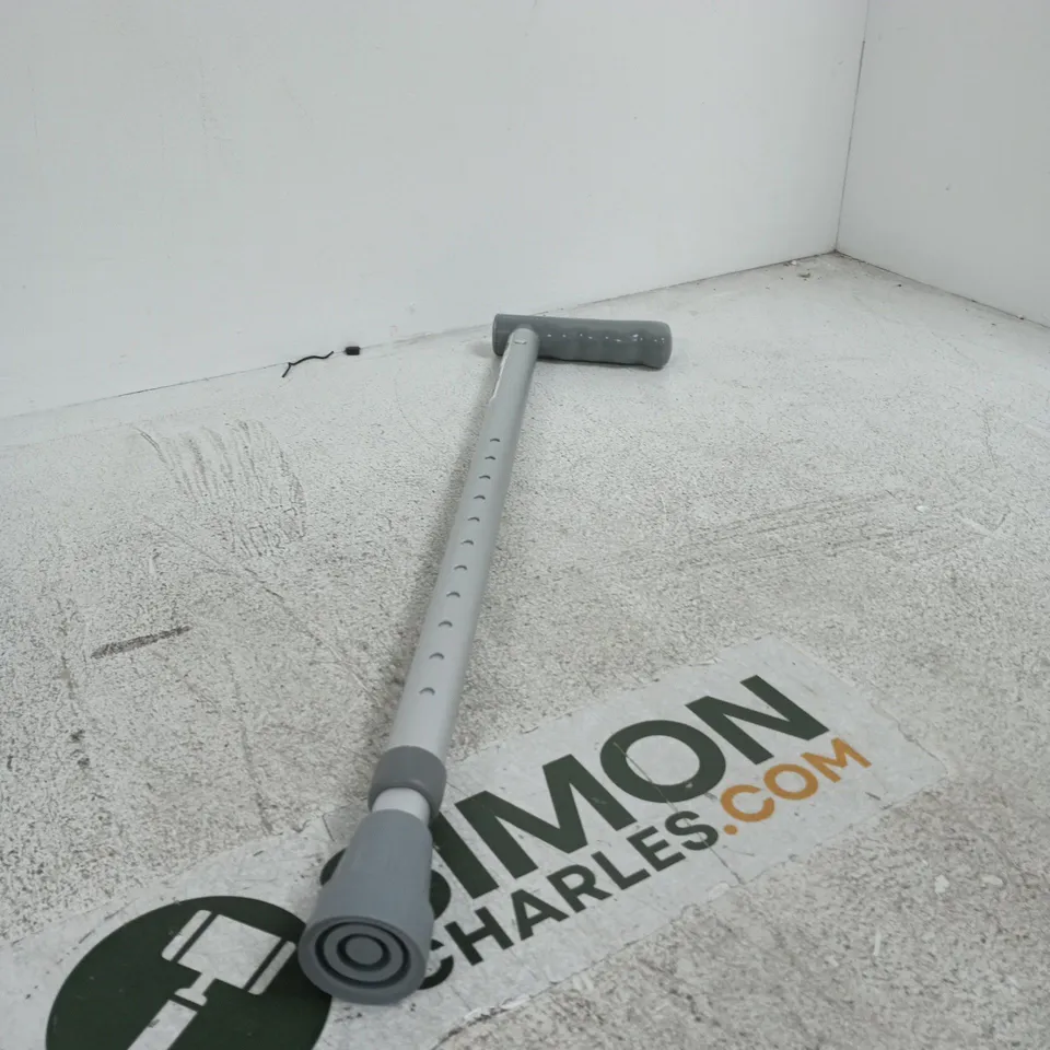 SUNRISE MEDICAL WALKING STICK – ALUMINIUM, GREY HANDLE