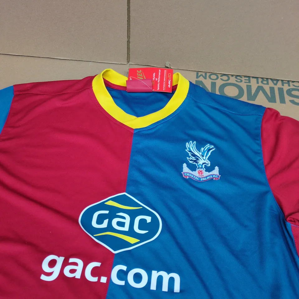 CRYSTAL PALACE FC FOOTBALL SHIRT - SIZE L