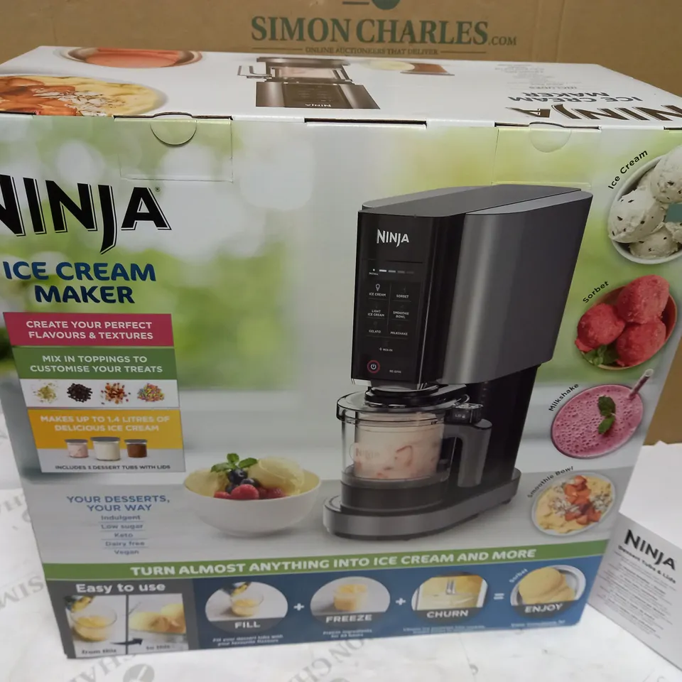 NINJA CREAMI ICE CREAM & DESSERT MAKER