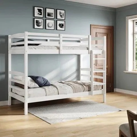 BOXED DESIGNER SOLID WOOD STANDARD BUNK BED BY HARRY BEEN (2 BOXES)