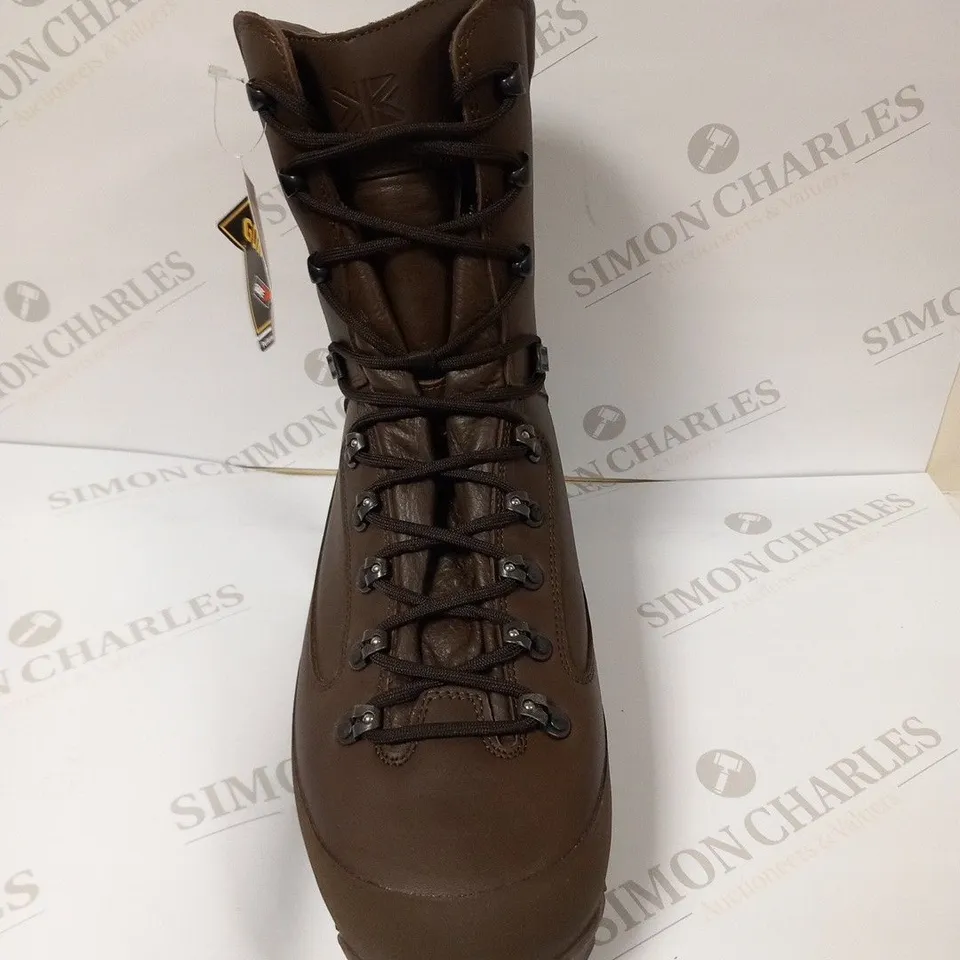 BOXED KARIMOR BOOTS COMBAT COLD WET WEATHER BROWN SIZE 13W