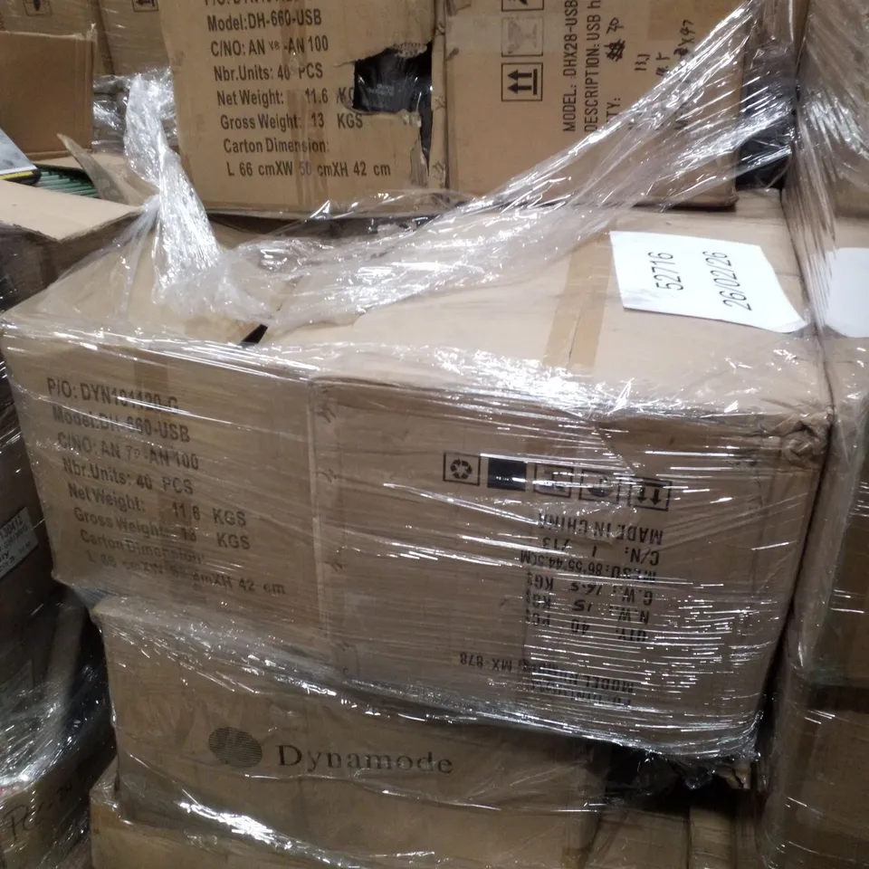 PALLET CONTAINING LARGE QUANTITY OF ASSORTED HEADSETS