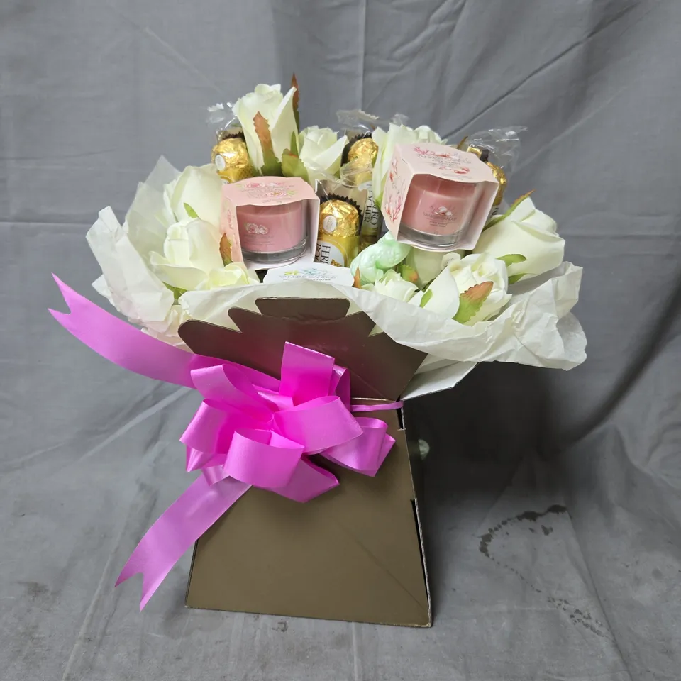 YANKEE CANDLE AND FERRERO ROCHER BOUQUET