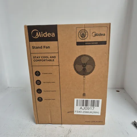 Midea Stand Fan FS40-25MUK(WH) – Boxed