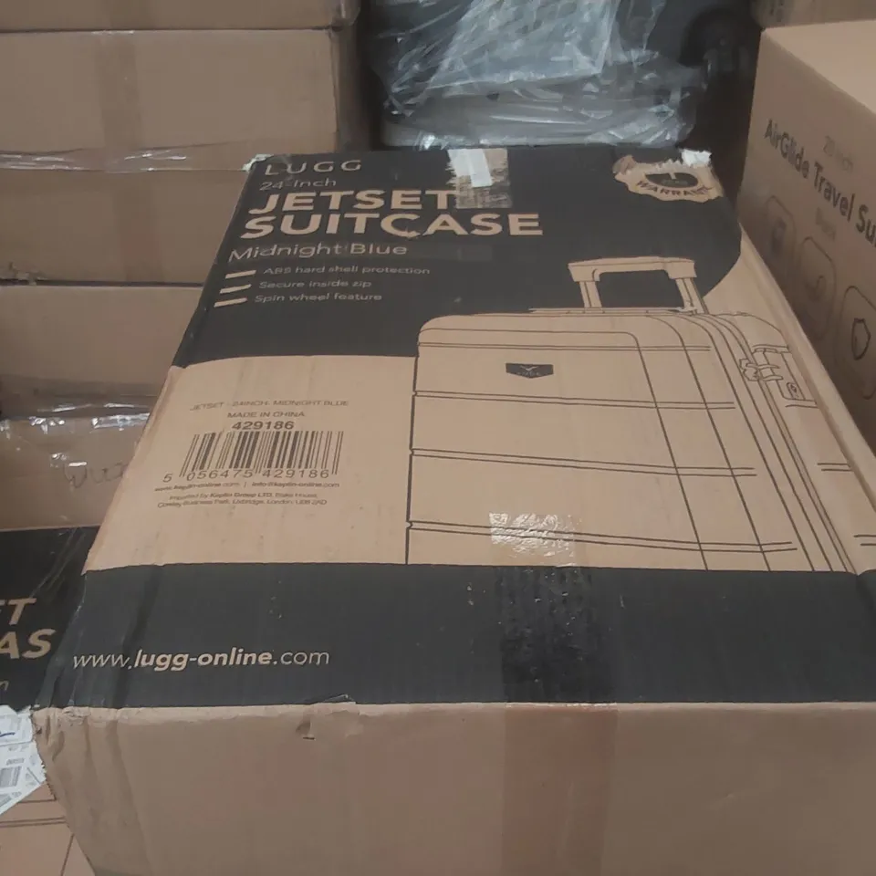 BOXED LUGG TRAVEL SUITCASE