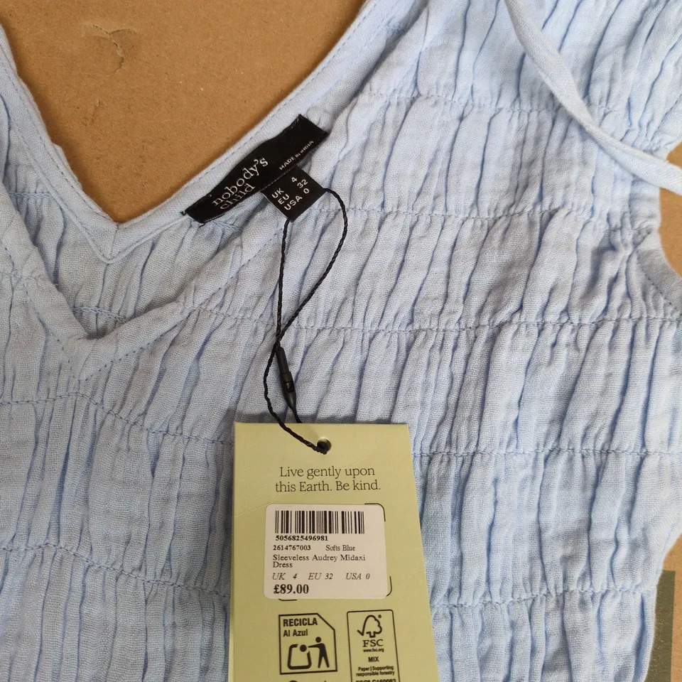 NOBODY'S CHILD SLEEVELESS AUDREY MIDAXI DRESS – UK 4 (EU 32)