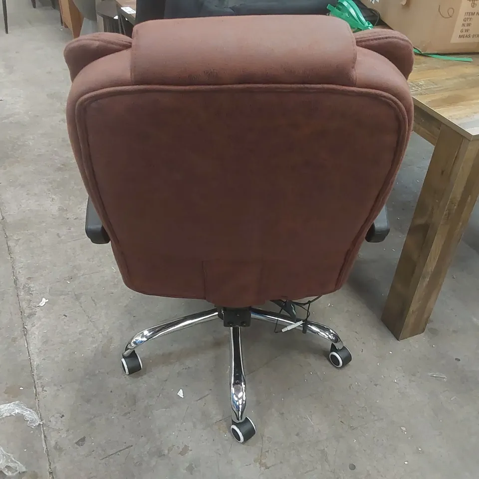 BARKETT UPHOLSTERED EXECUTIVE CHAIR WITH MASSAGE FEATURE