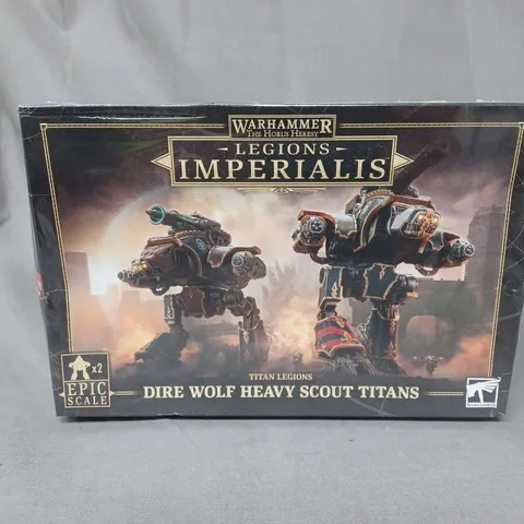 SEALED WARHAMMER THE HORUS HERSEY - LEGIONS - IMPERIALIS - TITAN LEGIONS - DIRE WOLF HEAVY SCOUT TITANS