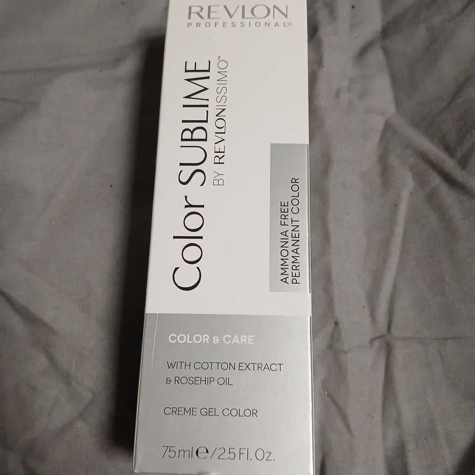 REVLON PROFESSIONAL COLOR SUBLIME CREME GEL COLOR – 75 ML (COLOR & CARE)-NO EXPIRY DATE SHOWN 