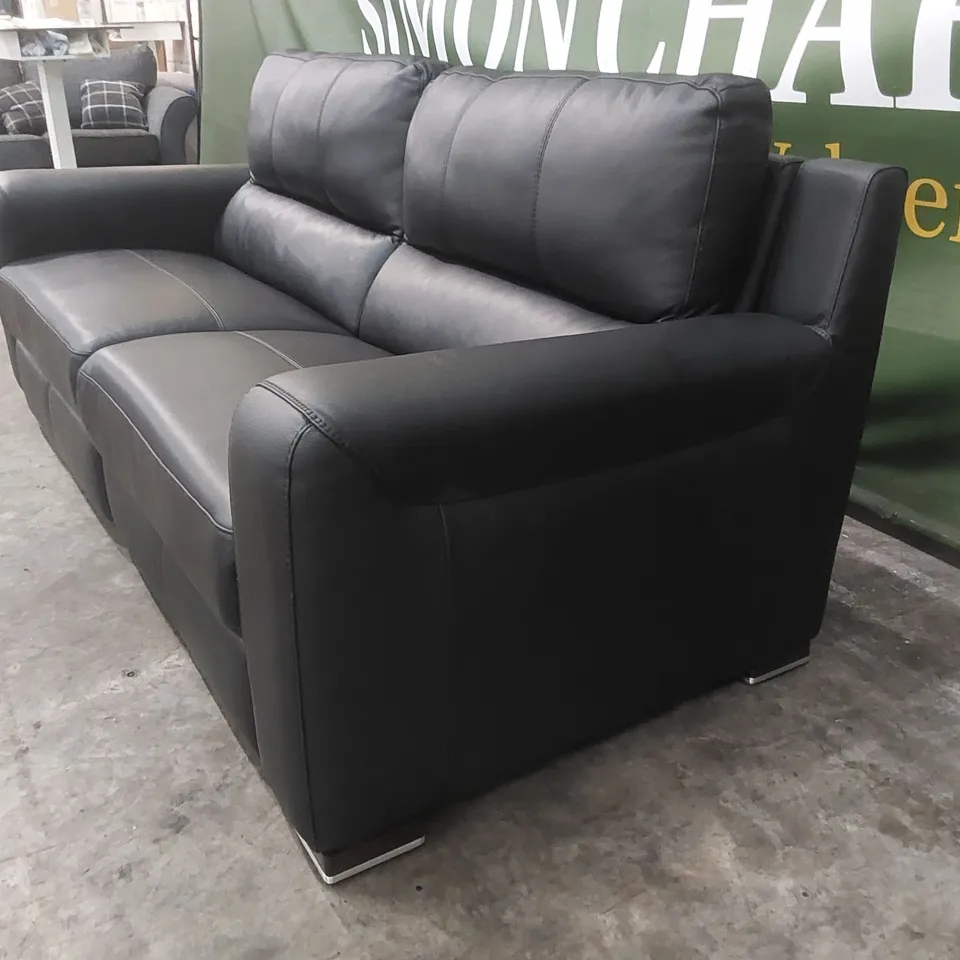 QUALITY DESIGNER SISIITALIA 3-SEATER LEATHER SOFA 
