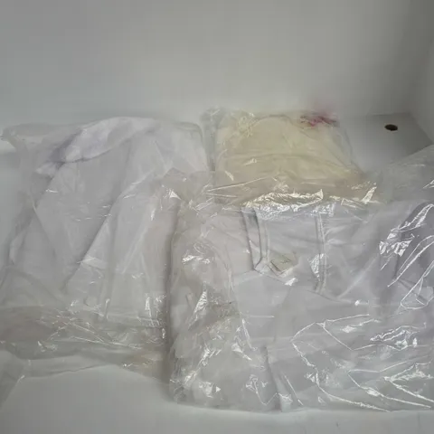 APPROXIMATELY 12 ASSORTED BRIDAL CLOTHING ITEMS IN VARIOUS SIZES & STYLES