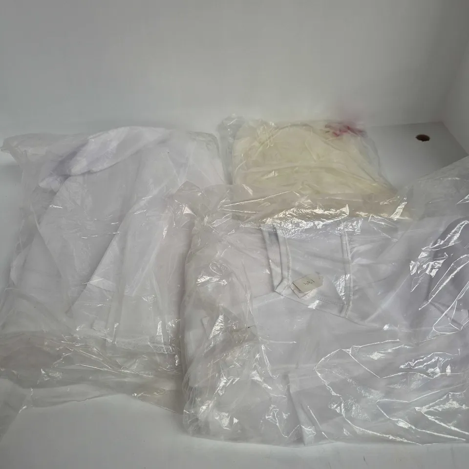 APPROXIMATELY 12 ASSORTED BRIDAL CLOTHING ITEMS IN VARIOUS SIZES & STYLES