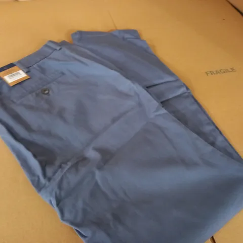 CHARLES TYRWHITT STEEL BLUE CLASSIC FIT CHINOS - 40W / 34L