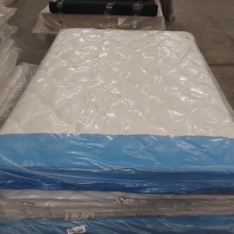 BAGGED DESIGNER DOUBLE 135cm AIRSPRUNG LUXURY QUILTED MEDIUM MATTRESS