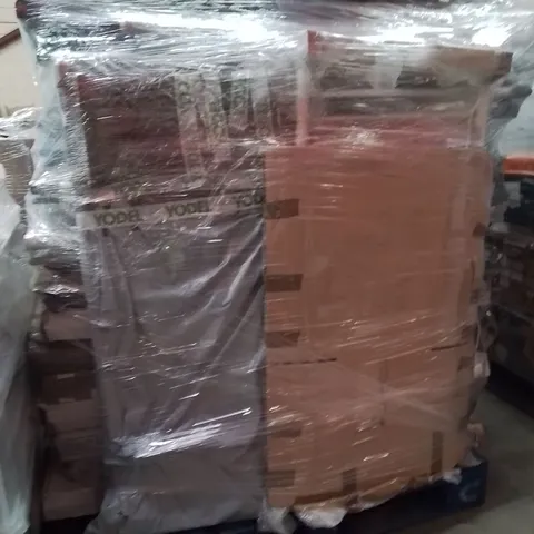 PALLET CONTAINING A LARGE QUANTITY OF HEATED CLOTHES AIRERS