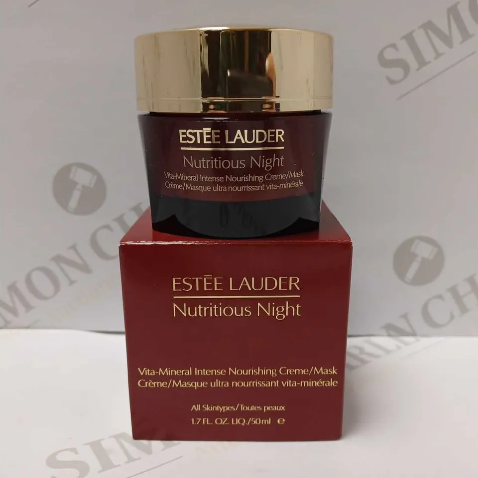 ESTEE LAUDER NUTRITIOUS NIGHT VITA-MINERAL INTENSE NOURISHING CREAM 50ML
