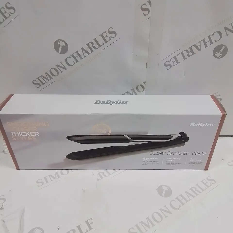 BOXED SEALED BABYLISS SUPER SMOOTH STRAIGHTENER 