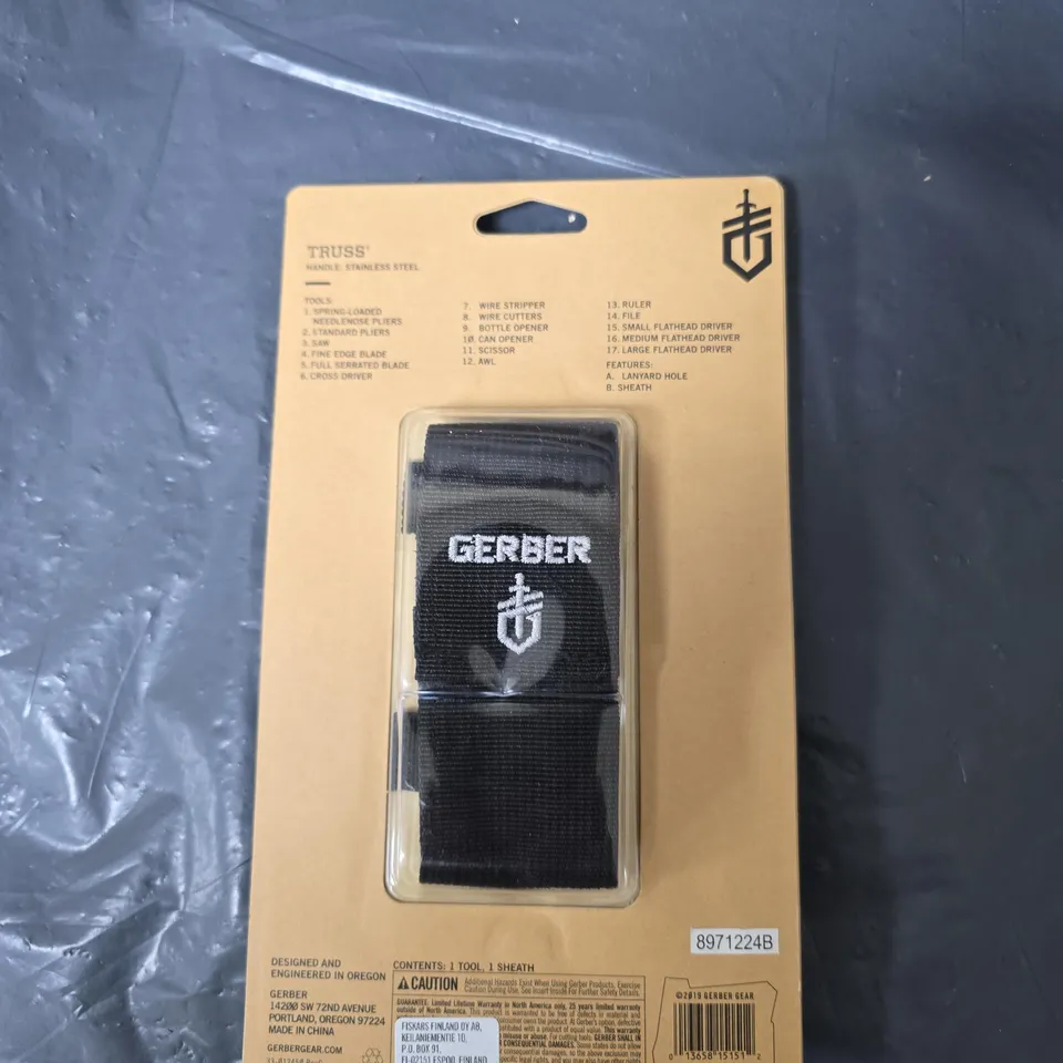 GERBER TRUSS MULTI-TOOL – 17 TOOLS WITH NYLON SHEATH