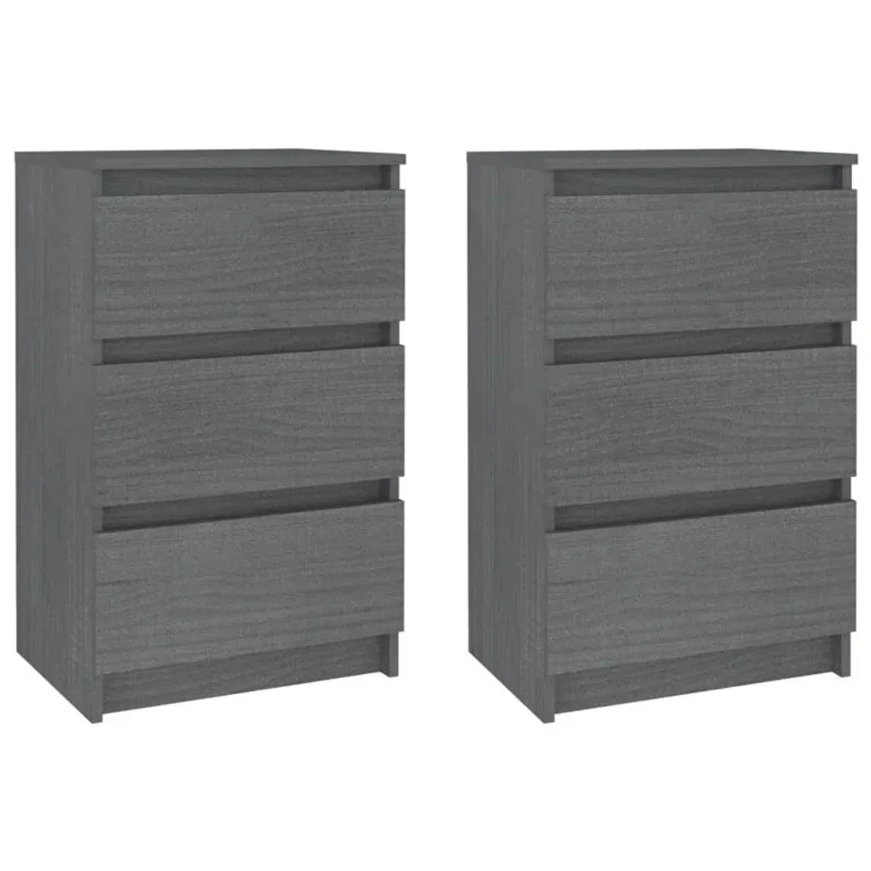 BOXED GOLDMON 6-DRAWER SOLID WOOD NIGHTSTAND 