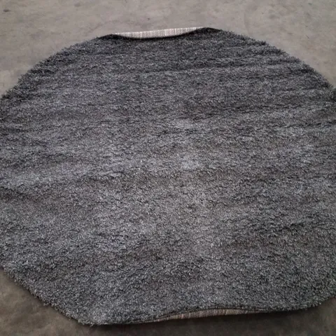 BRAND NEW PACO HOME TRIP 450 RUG IN ANTHRACITE - 200CM ROUND
