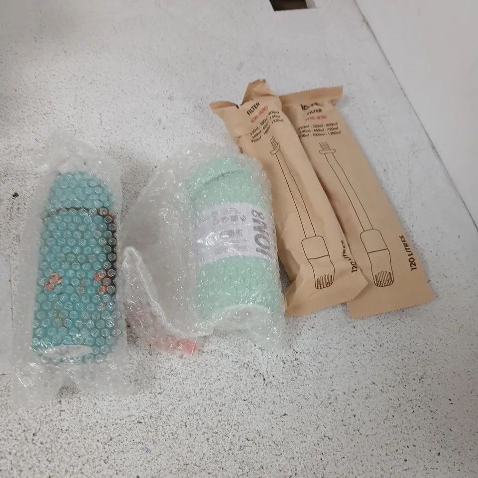 2 ION8 WATER BOTTLES WITH 2 FILTERS 
