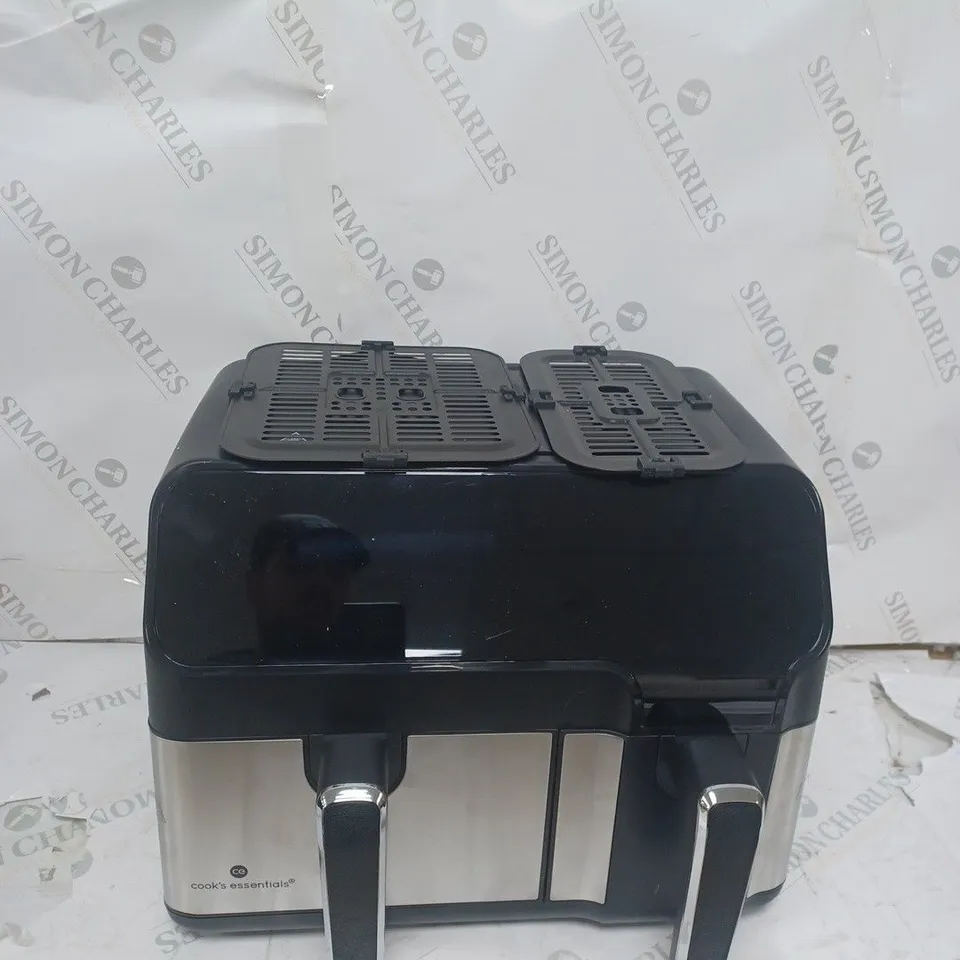 COOK'S ESSENTIALS 7.7L DUAL AIR FRYER 