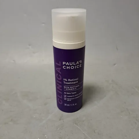 SEALED PAULA'S CHOICE 1% RETINOL TREATMENT 30ML