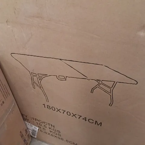 BOXED FOLDING TABLE 180 X 70 X 74 CM