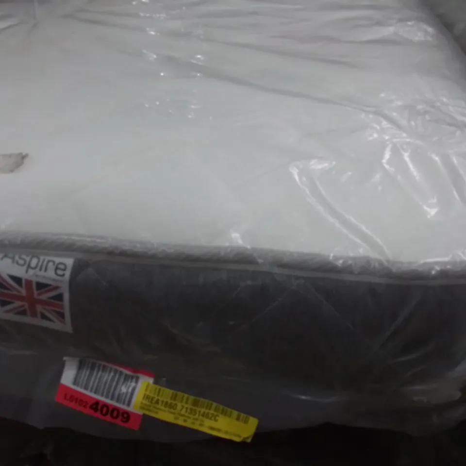 ASPIRE HYBRID MEMORY FOAM MATTRESS - APPROX 93 X 190CM