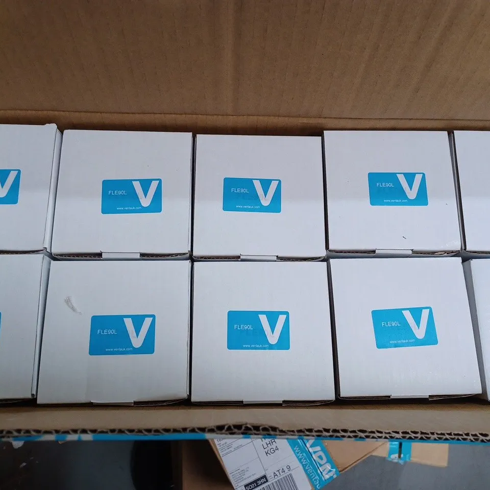 10 BRAND NEW BOXED VENTA LED HEADLAMP 90MM, LOW BEAM, 9-32V, IP67 (FLE90L-OBS)