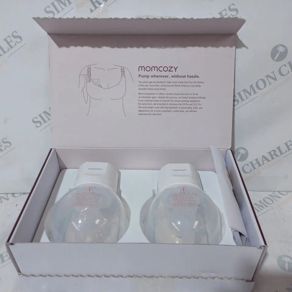 BOXED MOMCOZY S12 PRO WEARABLE BREAST PUMP