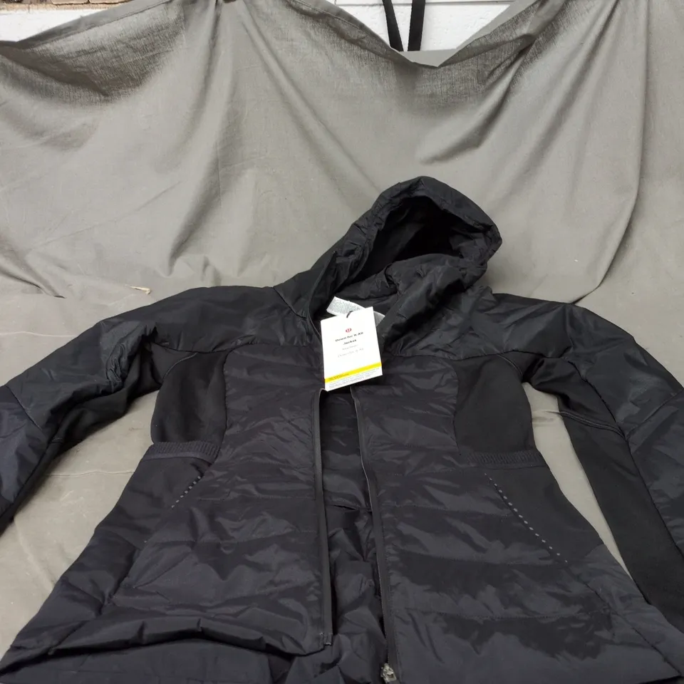 LULULEMON WOMEN'S HOODED JACKET – BLACK, SIZE 4