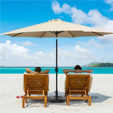 BOXED YAHEETECH Φ 326.5 CM PARASOL UMBRELLA WITH CRANK