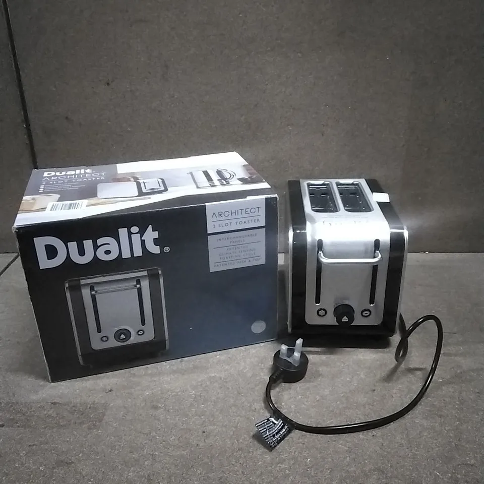 BOXED DUALIT ARCHITECT 2-SLICE TOASTER