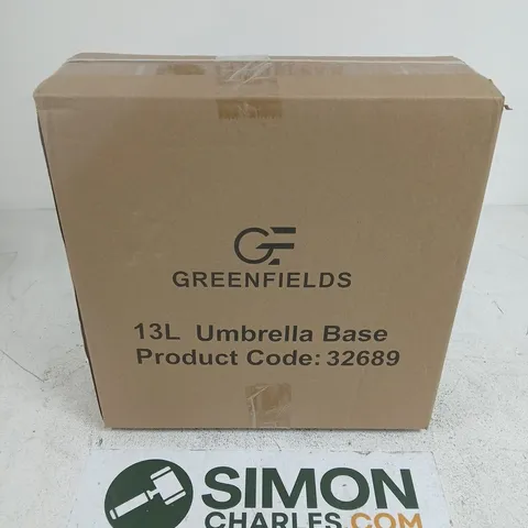 BOXED GREENFIELDS 13L UMBRELLA BASE (32689)