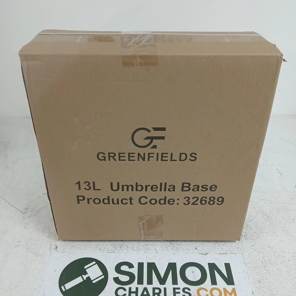 BOXED GREENFIELDS 13L UMBRELLA BASE (32689)