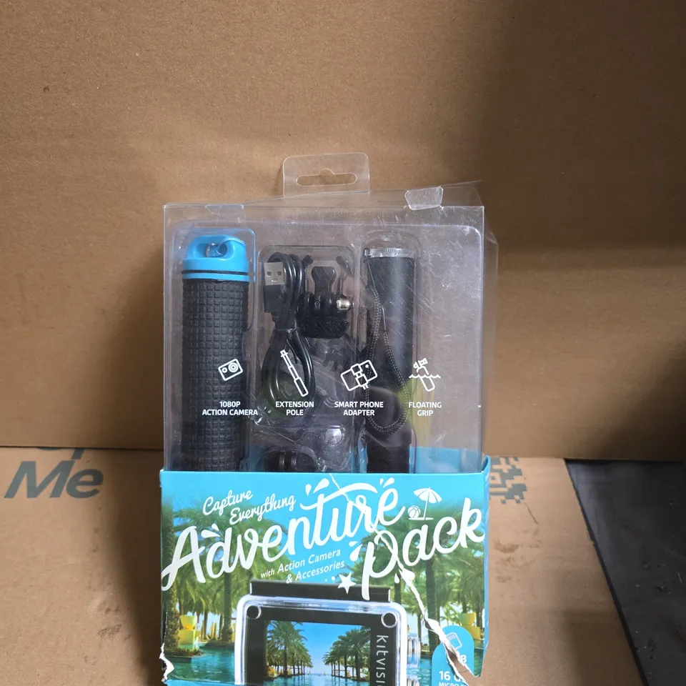 ADVENTURE PACK WITH 1080P ACTION CAMERA & ACCESSORIES