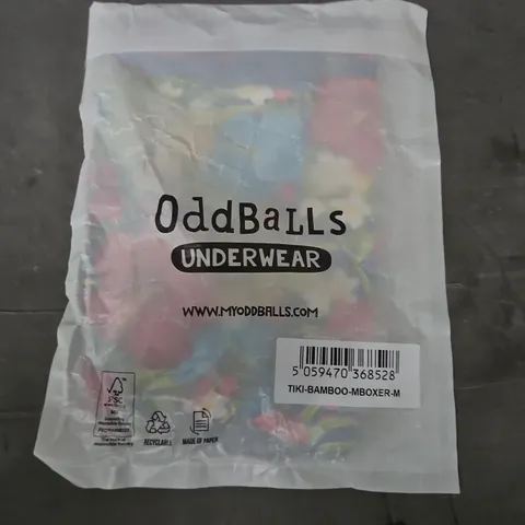 BAGGED ODDBALLS TIKI BAMBOO MBOXERS - MEDIUM