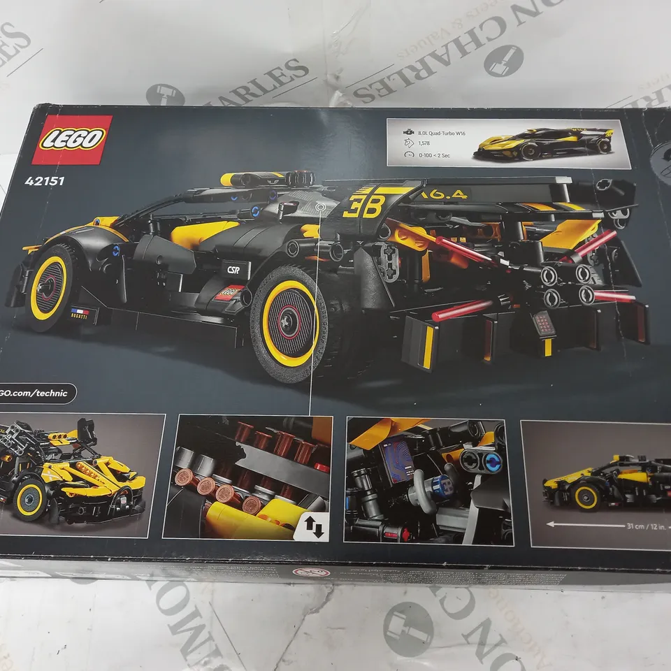 BOXED LEGO TECHNIC BUGATTI BOLIDE 42151 RRP £44.99