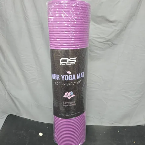 NBR YOGA MAT β ECO FRIENDLY PURPLE YOGA MAT, 183 CM X 61 CM X 10 MM