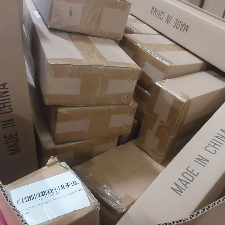 PALLET OF ASSORTED ITEMS INCLUDING: MONITOR STANDS, YOGA MAT ECT