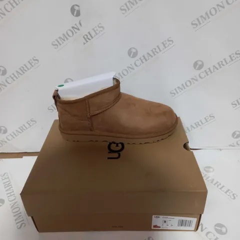 BOXED PAIR OF UGG CLASSIC ULTRA MINI UK 6