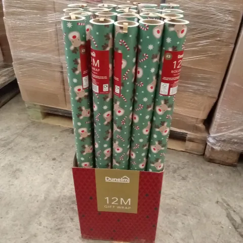 PALLET TO CONTAIN A LARGE QUANTITY OF CHRISTMAS GIFT WRAPPING PAPER