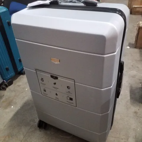 LUGG JETSET 28" TRAVEL SUITCASE - SILVER 