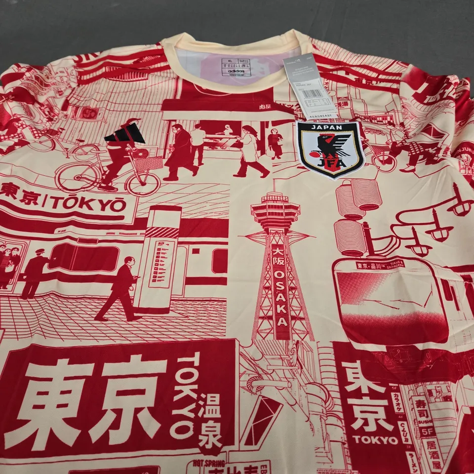 ADIDAS JAPAN FOOTBALL CLUB SHIRT - SIZE XL