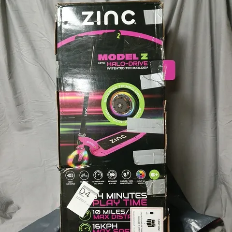 ZINC MODEL Z KIDS ELECTRIC SCOOTER – BOXED 